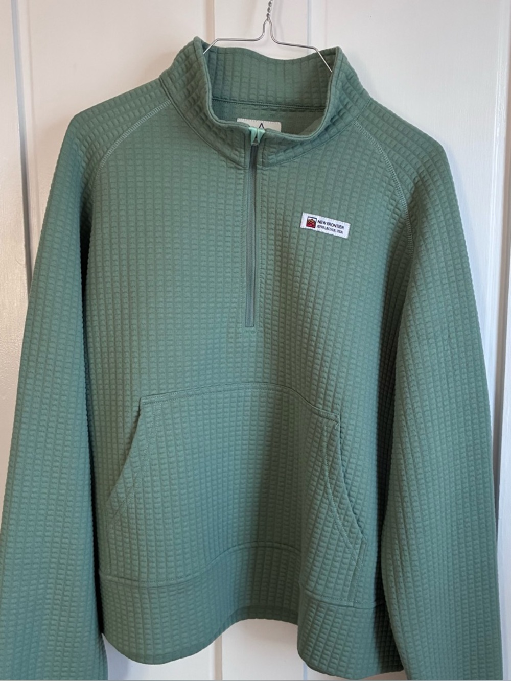 New Frontier Woman’s  2XL Waffle Knit 1/2 ZIP